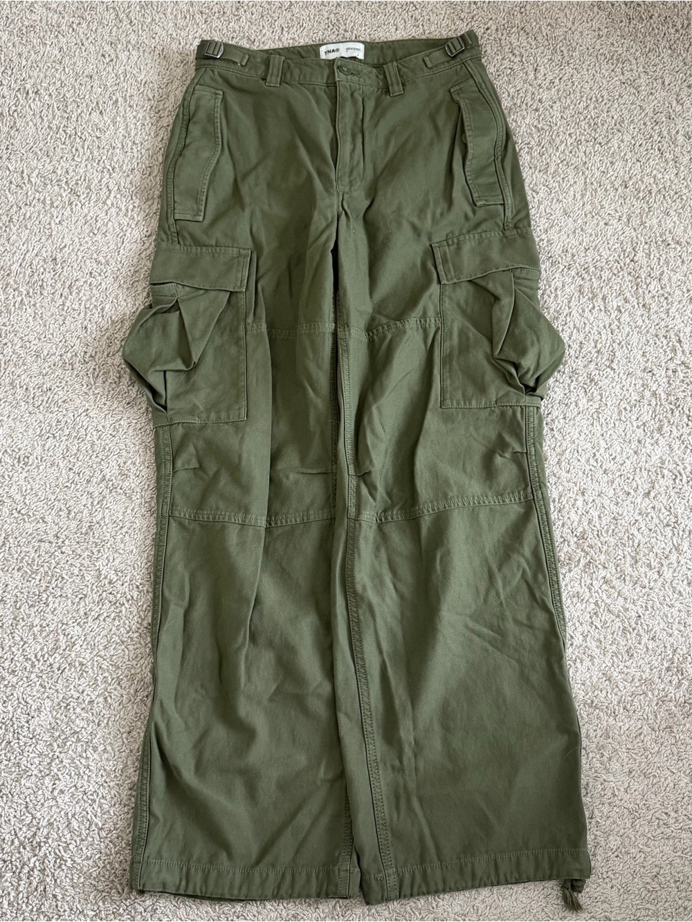 Artizia TNA Army Green 6 Pocket Cargo Pants - Picture 6 of 12